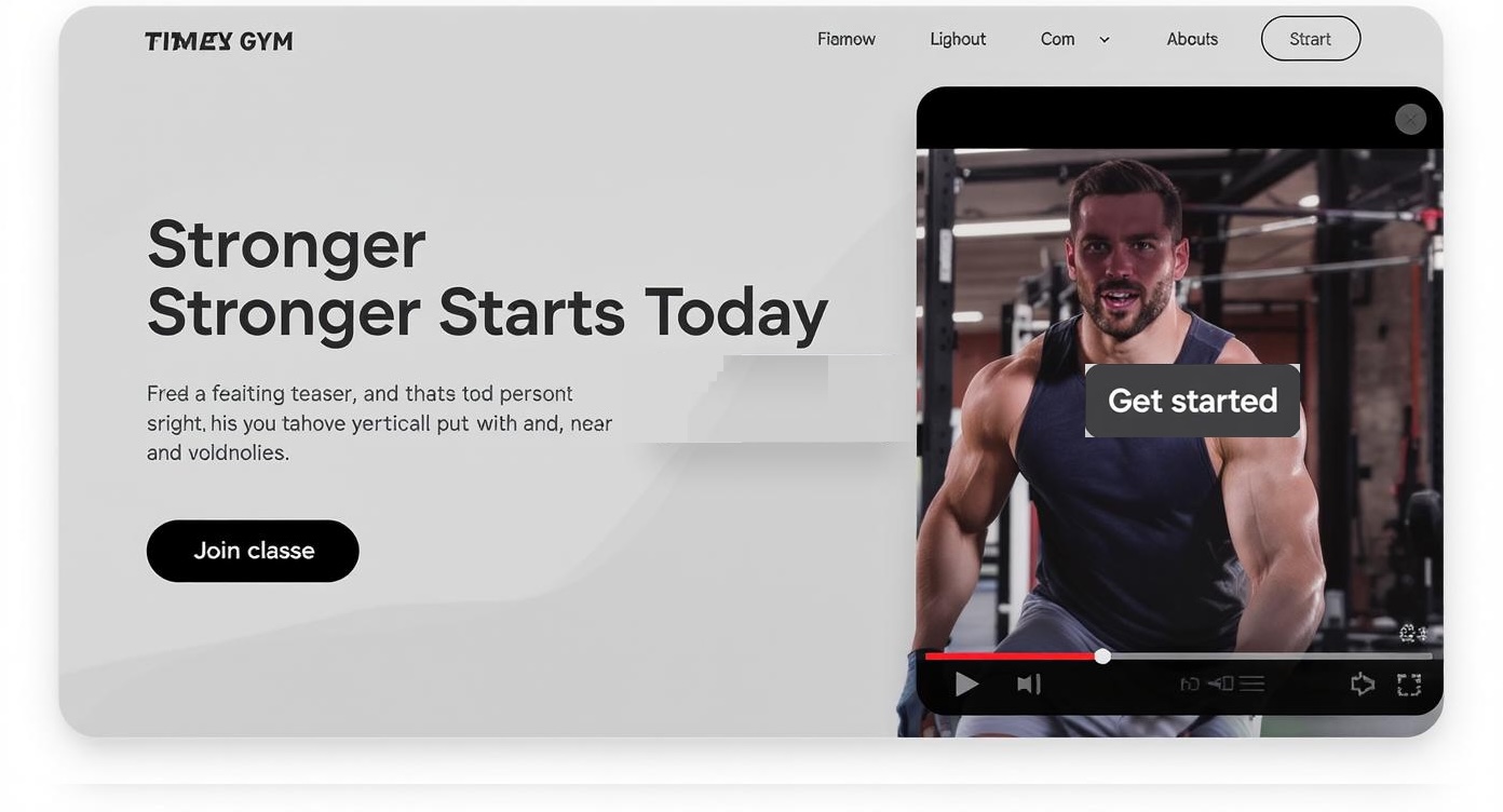 Fitness business demo
